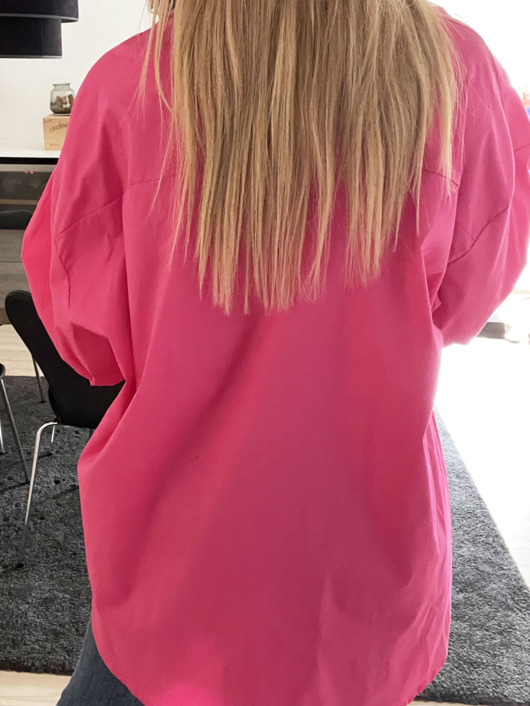 Verona - Oversized skjorta med stor ficka